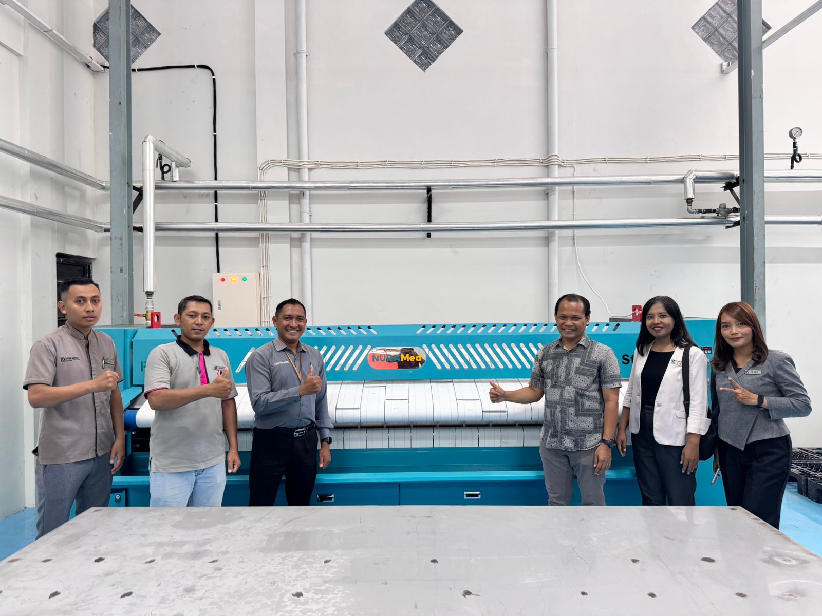 Kunjungan Viva Hotel Kediri ke Layanan Laundry CV. Pratama Multi Jasa